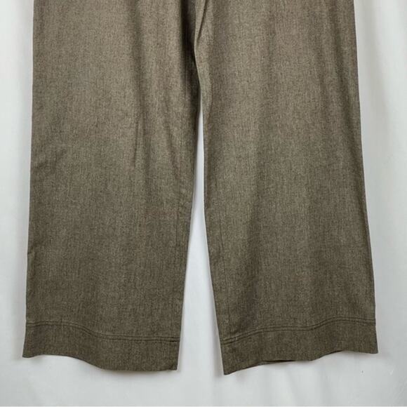 J Jill Brown Tan Wide Leg Wool Blend Career Office Pant NWOT - Picture 7 of 12